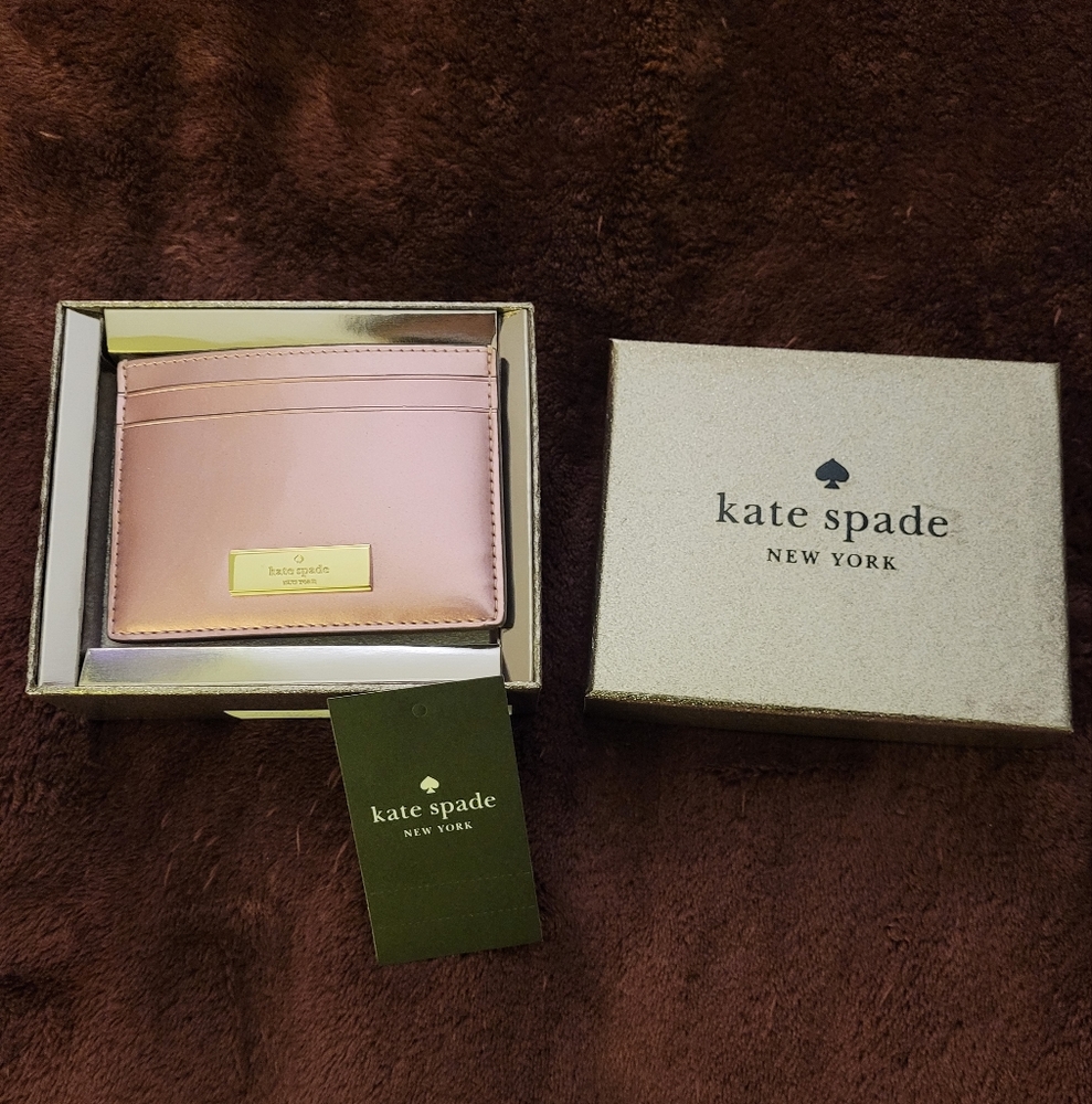 NWT Kate Spade Pink Card Holder - Picture 6 of 14